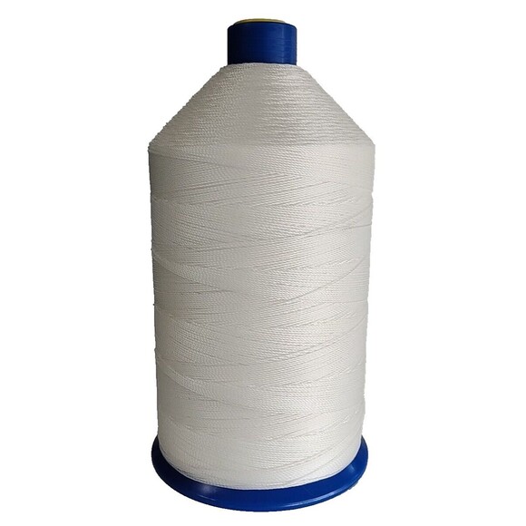 Bonded Polyester 415/T-410 White Sewing Thread 32 Oz Heavyweight Spool - Picture 2 of 3